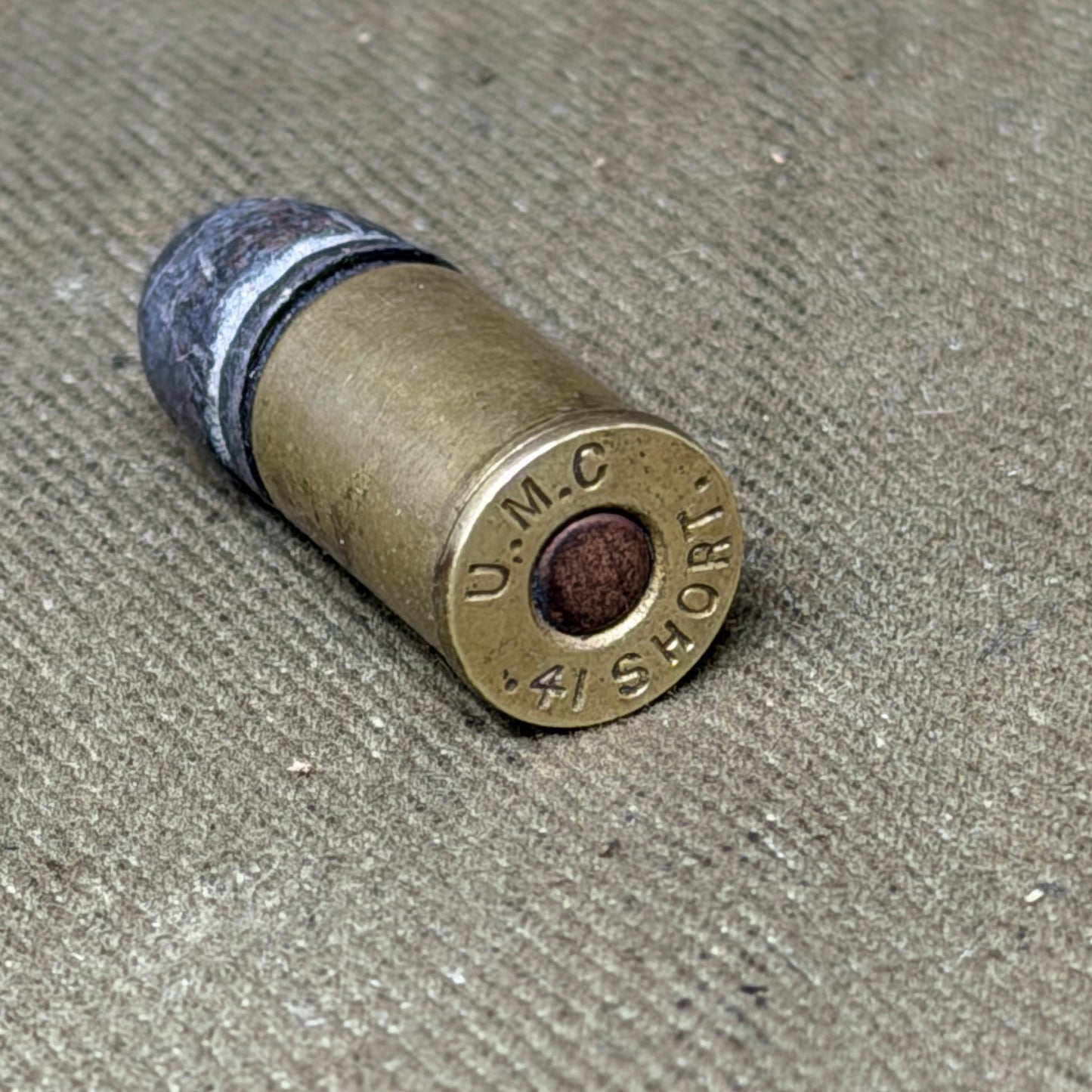 INERT Antique U.M.C. .41 Short Colt Cartridge – Early American Revolver Round