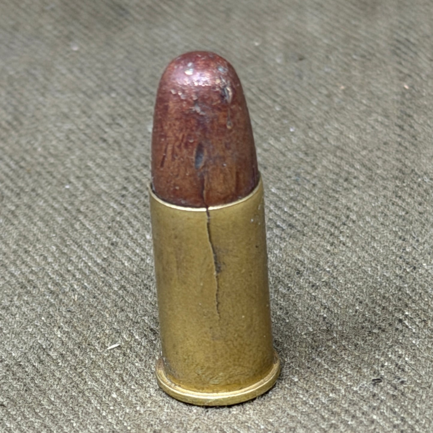 WW2 1943 Argentine ORBEA .380 British Revolver Mk II Inert Cartridge