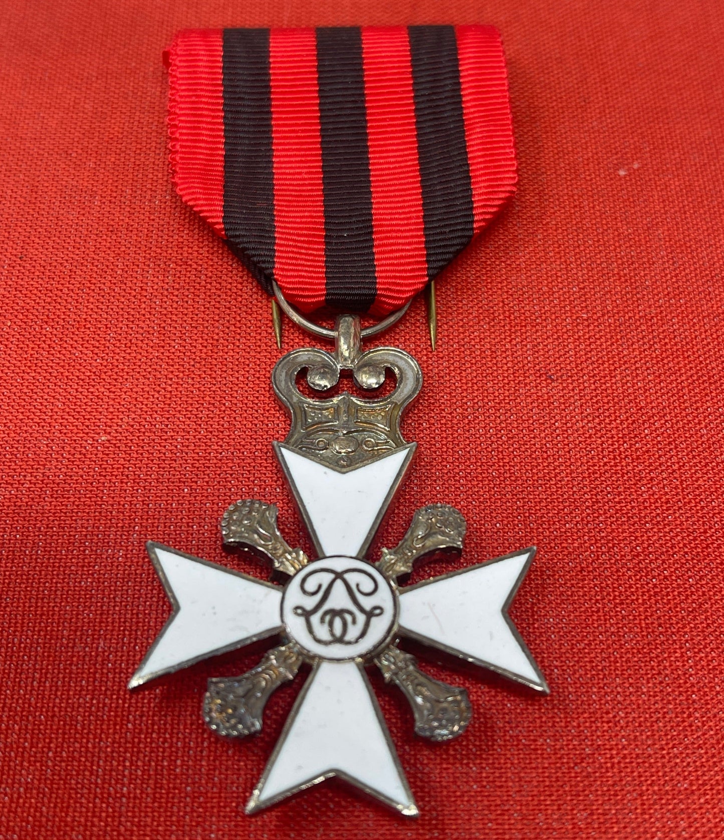 Belgian Civil Decoration for long service,2nd Class Silver Medal