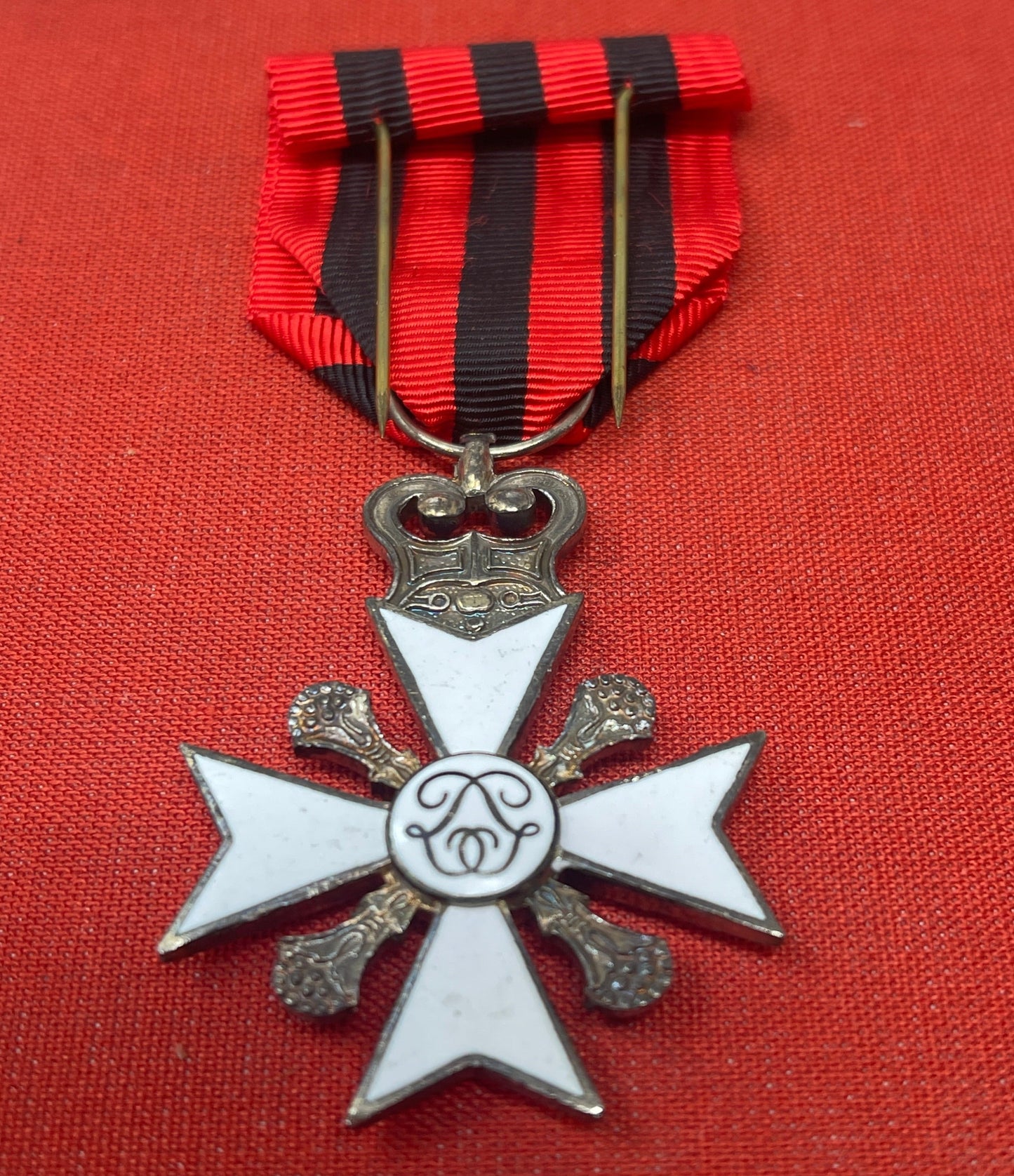 Belgian Civil Decoration for long service,2nd Class Silver Medal