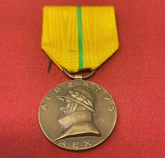 Belgium Albert Military Veterans Medal 1st 1909-1934