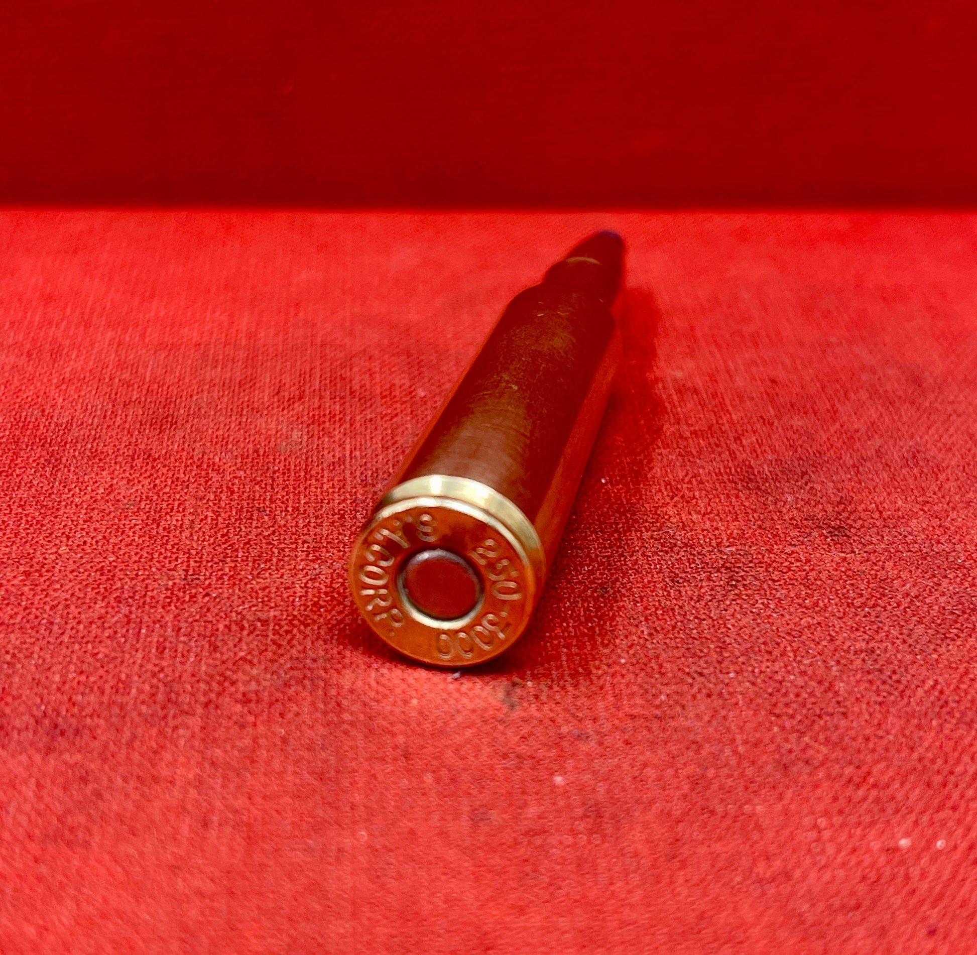 Discover the INERT SA Corp .250-3000 Cartridge – a realistic, non-functional replica ideal for training, instructional use, and ammunition collections.
