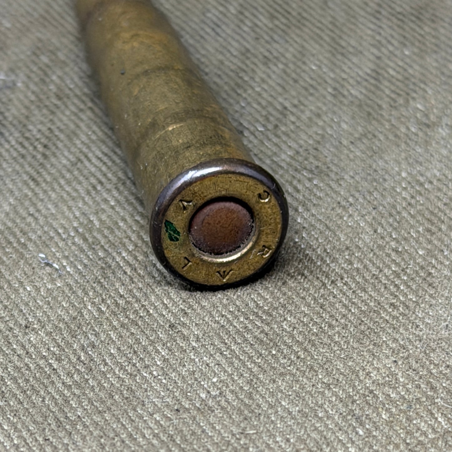 Inert British .303 Mk V Cartridge – Royal Laboratory R↑L C V – Early British Army British .303 Mk IV Cartridge – Royal Laboratory Woolwich – Victorian (Copy)