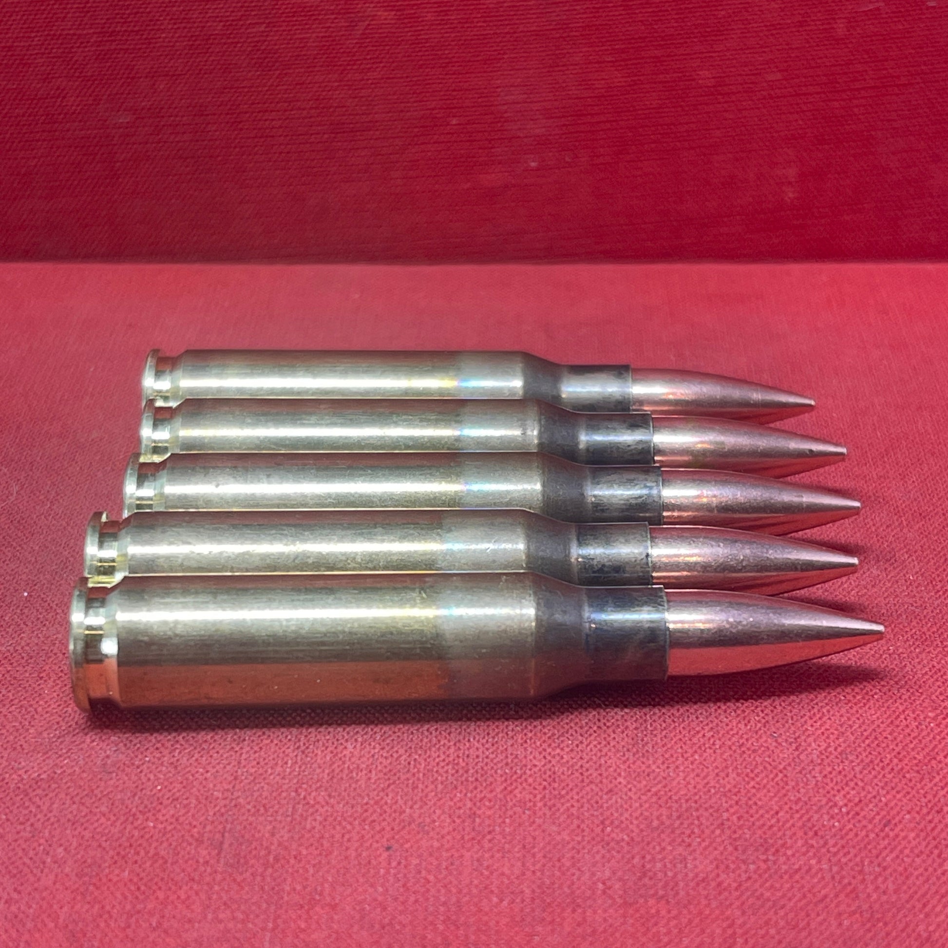 5 x INERT 7.62x51 NATO Round with Stripper Clip