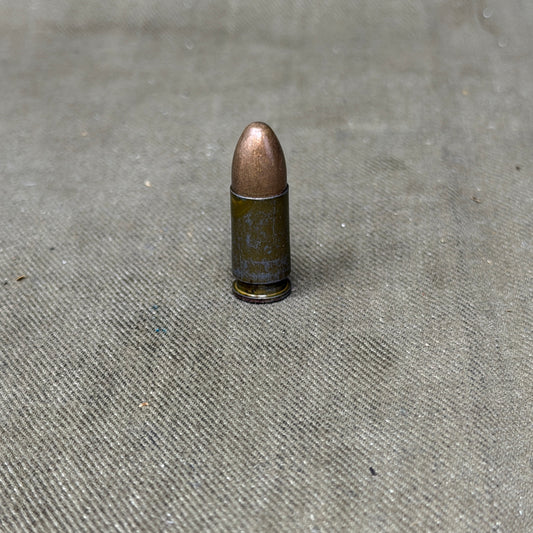1944 Dated 9mm INERT Cartridge “ak” – Munitionsfabriken Prag WWII German Production