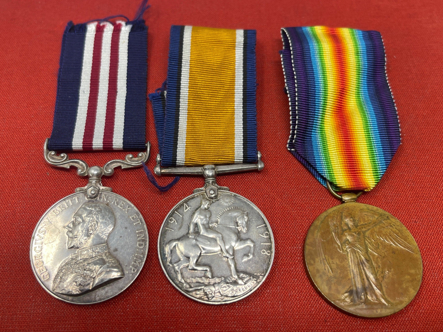 A Great War MM Medal Trio  Dvr R Foley 41 Brigade RFA Albert Medal Awardee