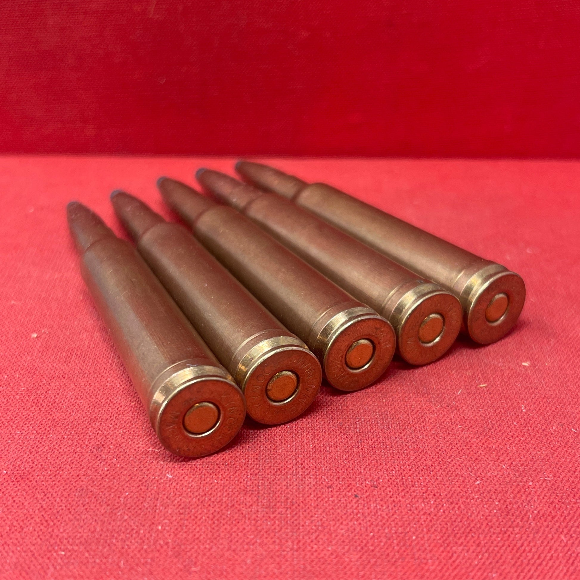 5 x INERT .275 Magnum Kynoch Rimless Cartridge