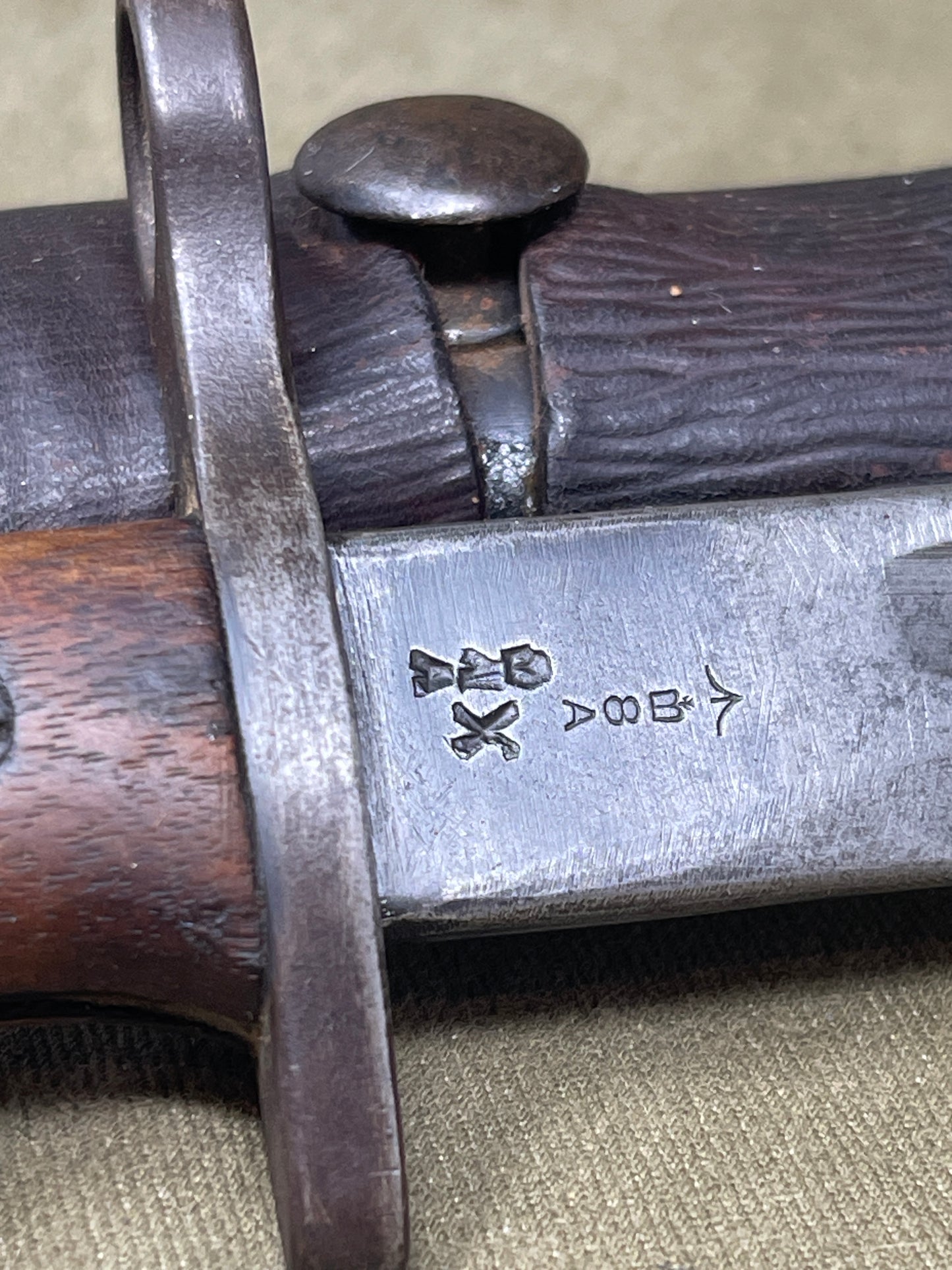 Original U.S. Army P14 M1913 Sword Bayonet – Remington January  1916 – Excellent Condition with LeatherFrog