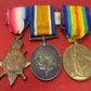 WW1 Trio RE British War Medal Victory Medal 1914-15 Star