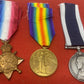 WW1 Trio  RMLI British War Medal Victory Medal Royal Navy LSGC