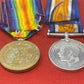 WW1 Pair  RA British War Medal Victory Medal