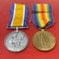 WW1 Pair Durham Light Infantry  British War Medal Victory Medal