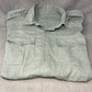  British Olive Airtex Shirt. dated 1966 G.K & Co Ltd  17.5" Neck