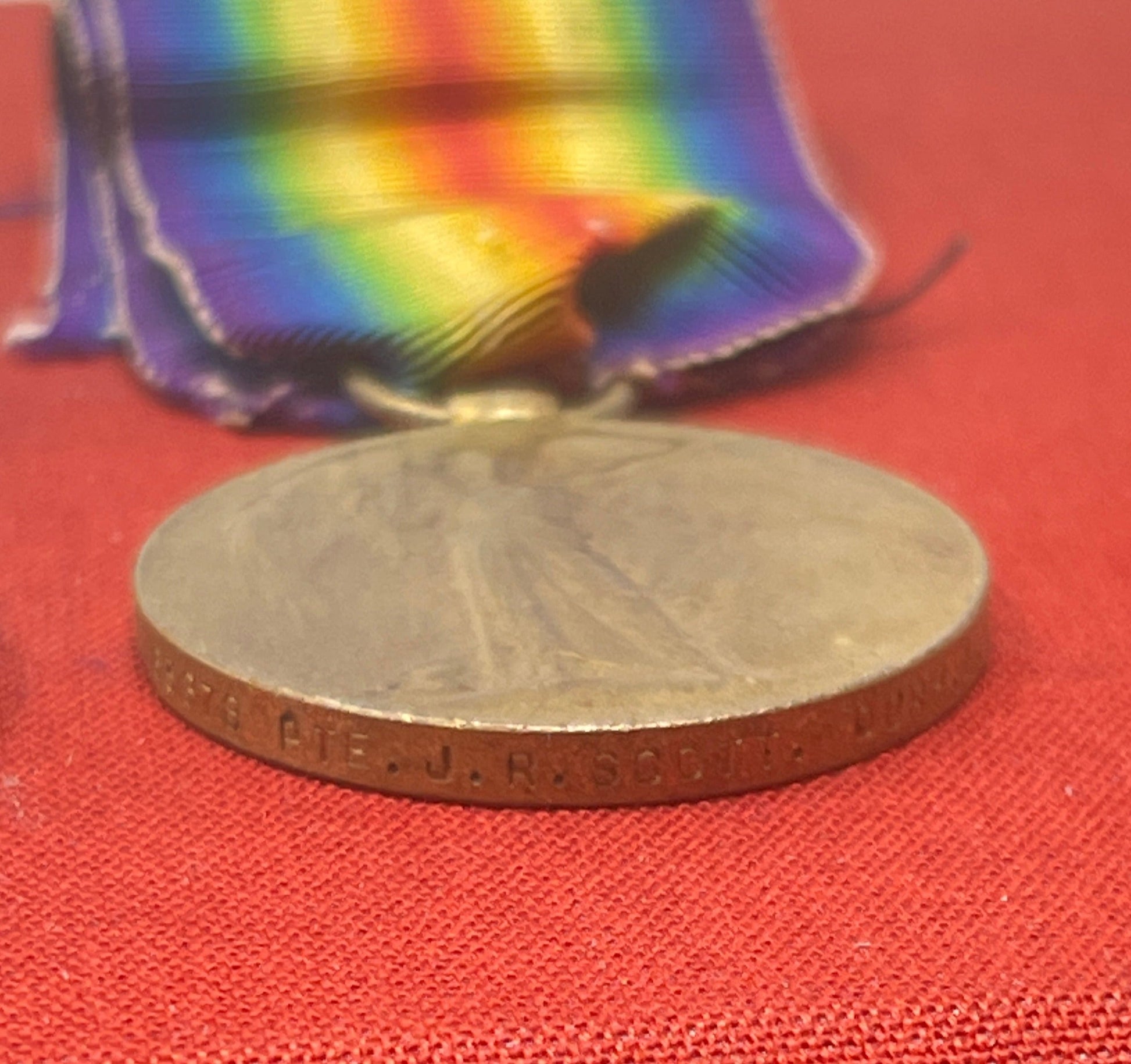 WW1 Pair Durham Light Infantry  British War Medal Victory Medal