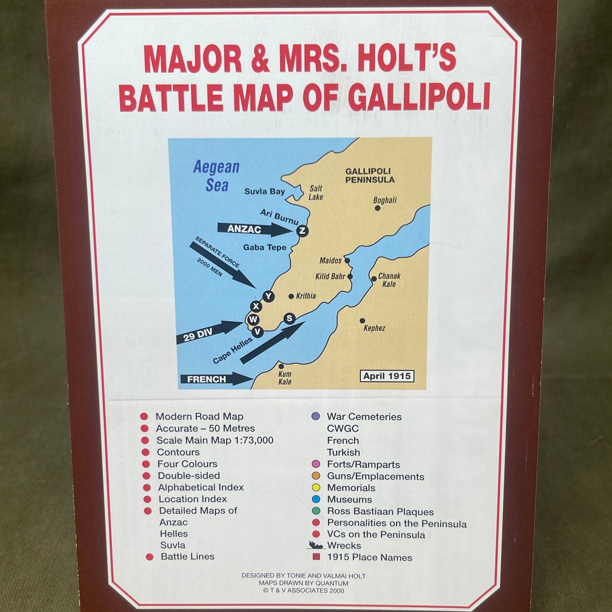 Major & Mrs Holt's Battlefield Guide Gallipoli