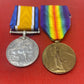 WW1 Pair To  129770A R A Brown Royal Navy Reserve