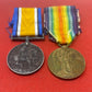 WW1 Pair  RA British War Medal Victory Medal