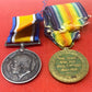 WW1 Pair  RA British War Medal Victory Medal