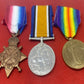 WW1 Trio RFA British War Medal Victory Medal 1914-15 Star