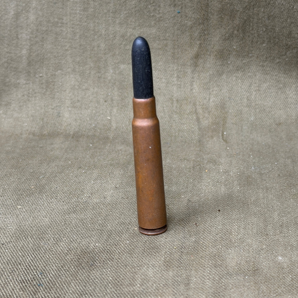 Original WW1 German 7.92mm Mauser Wooden Bullet Blank – Spandau 1918 – Inert