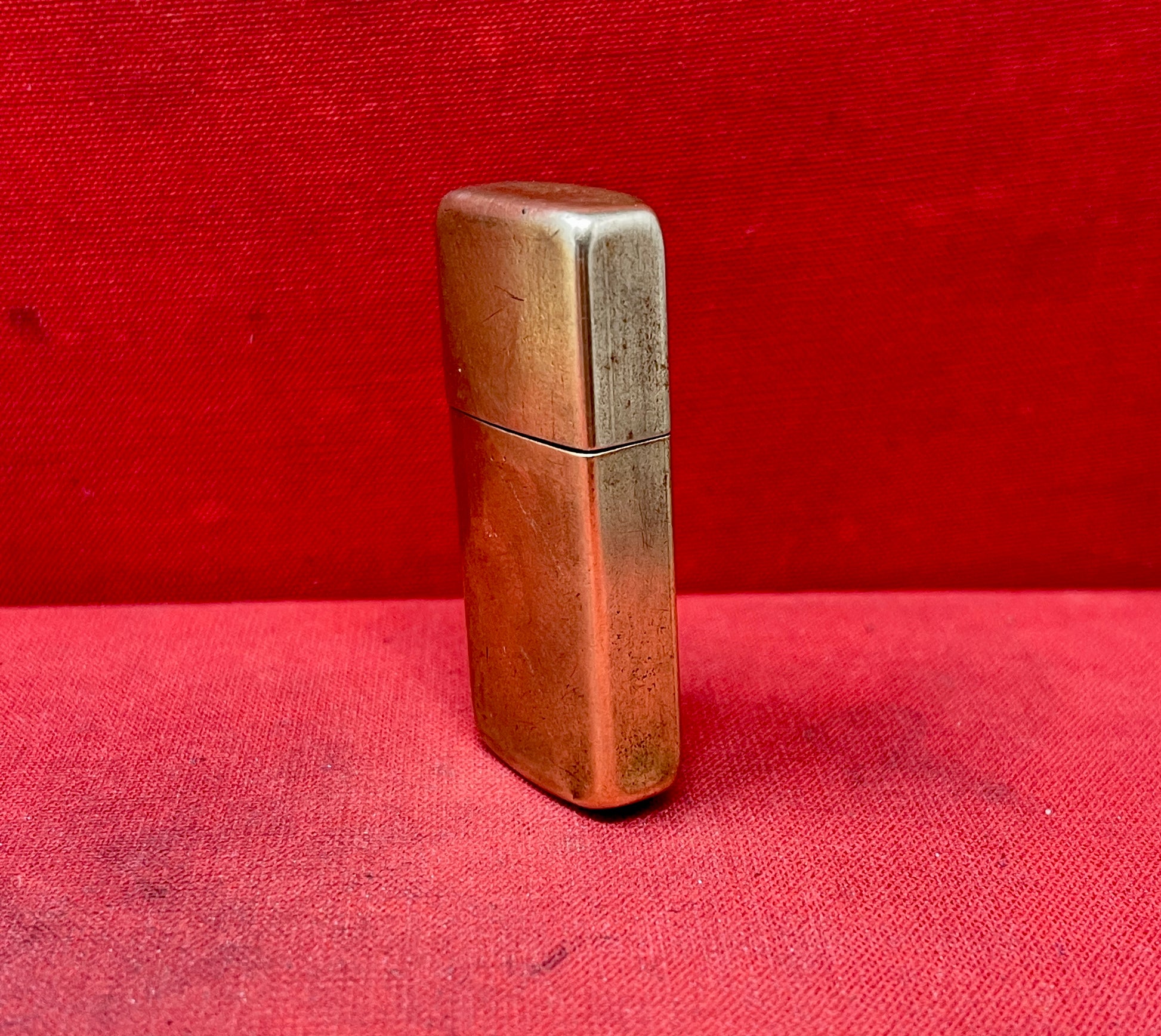 WW2 British Brass Pocket Petrol Lighter by SEIGNEUR circa 1943