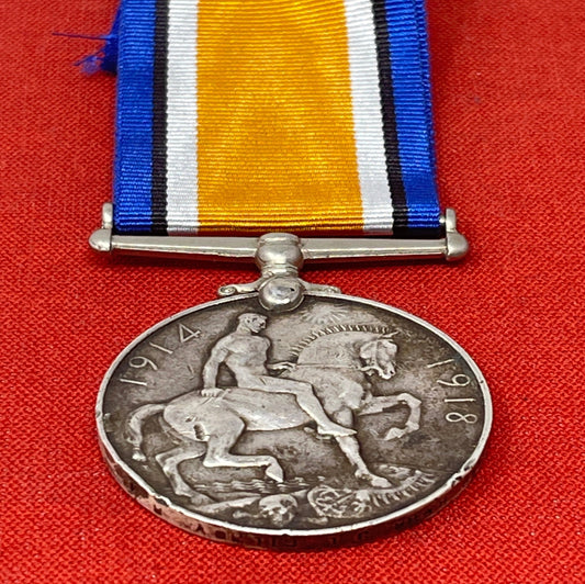 British War Medal  Leicester Regiment Bmdr Gilroy