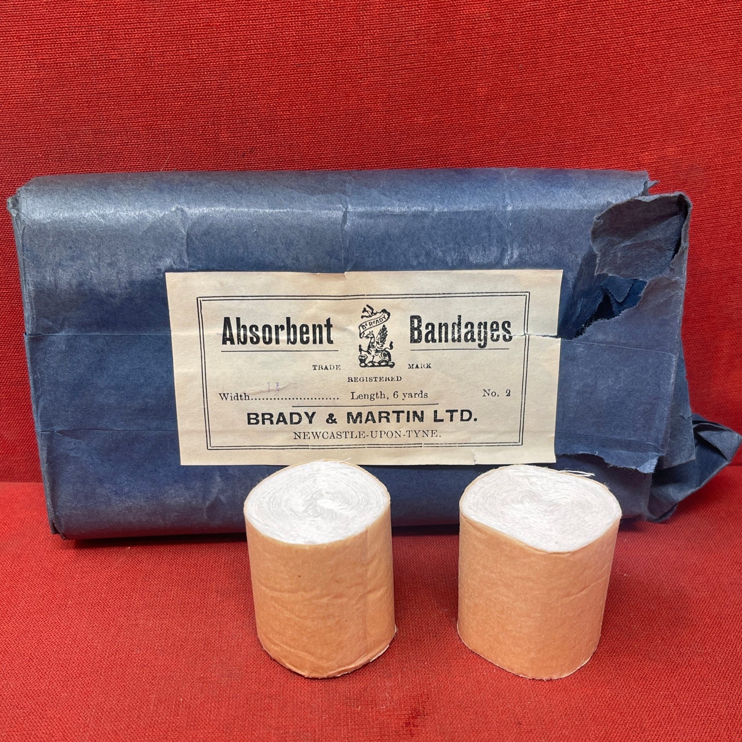 WW2 1930s British Home Front Mines Home Office First Aid Kit Absorbant Dressing