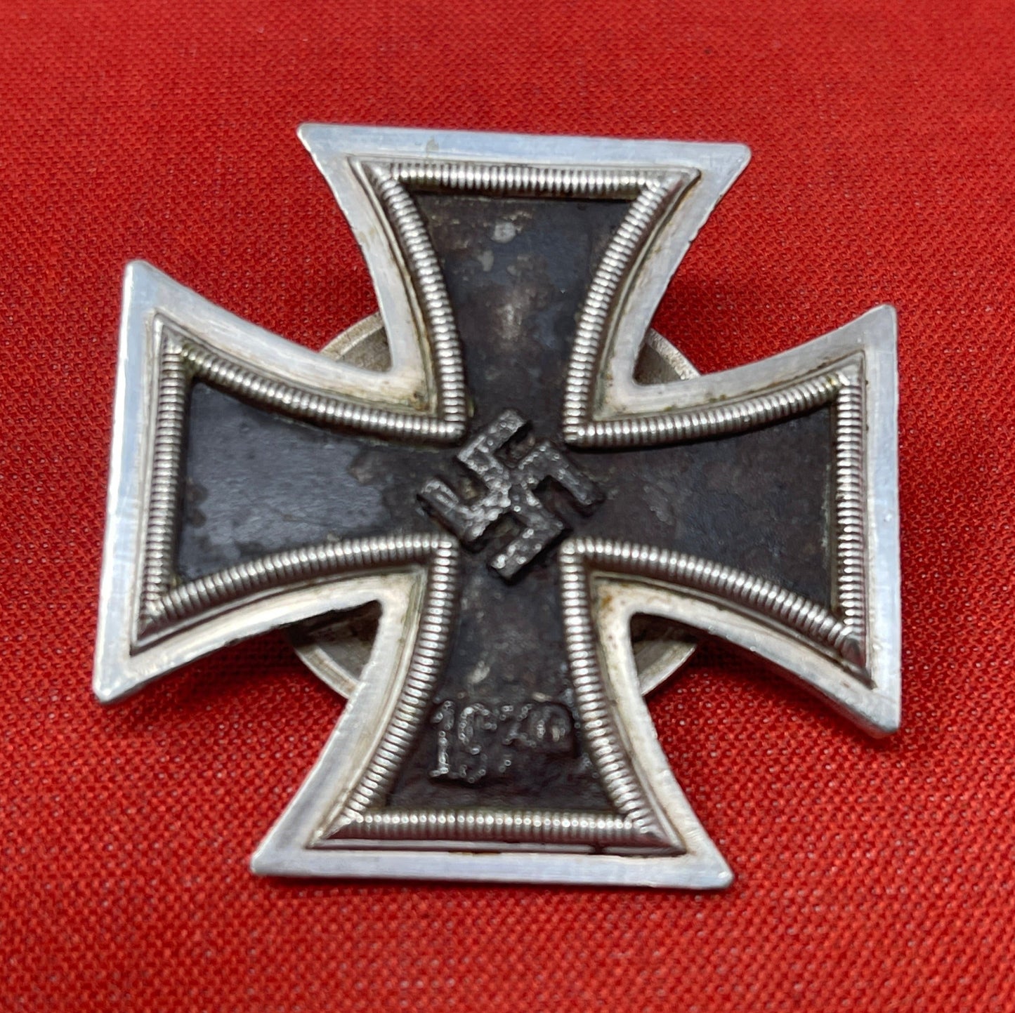 German WWII Iron Cross  Class Screw Back.