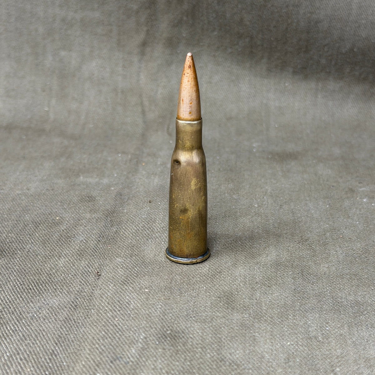 Original WW1 French 8mm Lebel Balle D Cartridge – ART.D A.RS 3-14 – Rennes 1914 – Inert