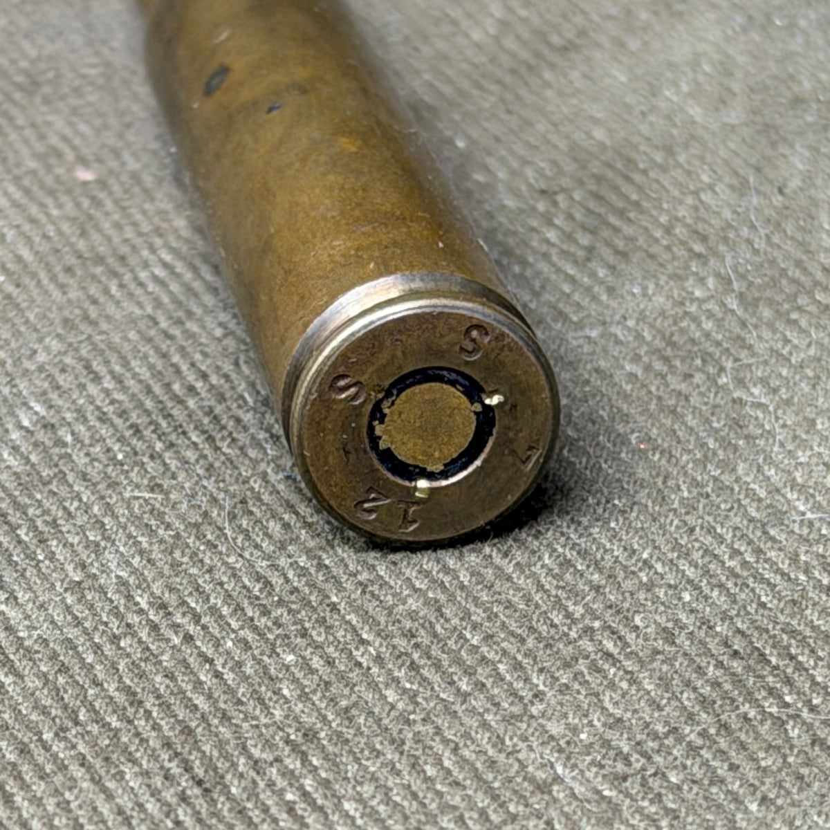 Original Pre-WW1 German 7.92mm Mauser Cartridge – Spandau Arsenal – 1912 – Inert