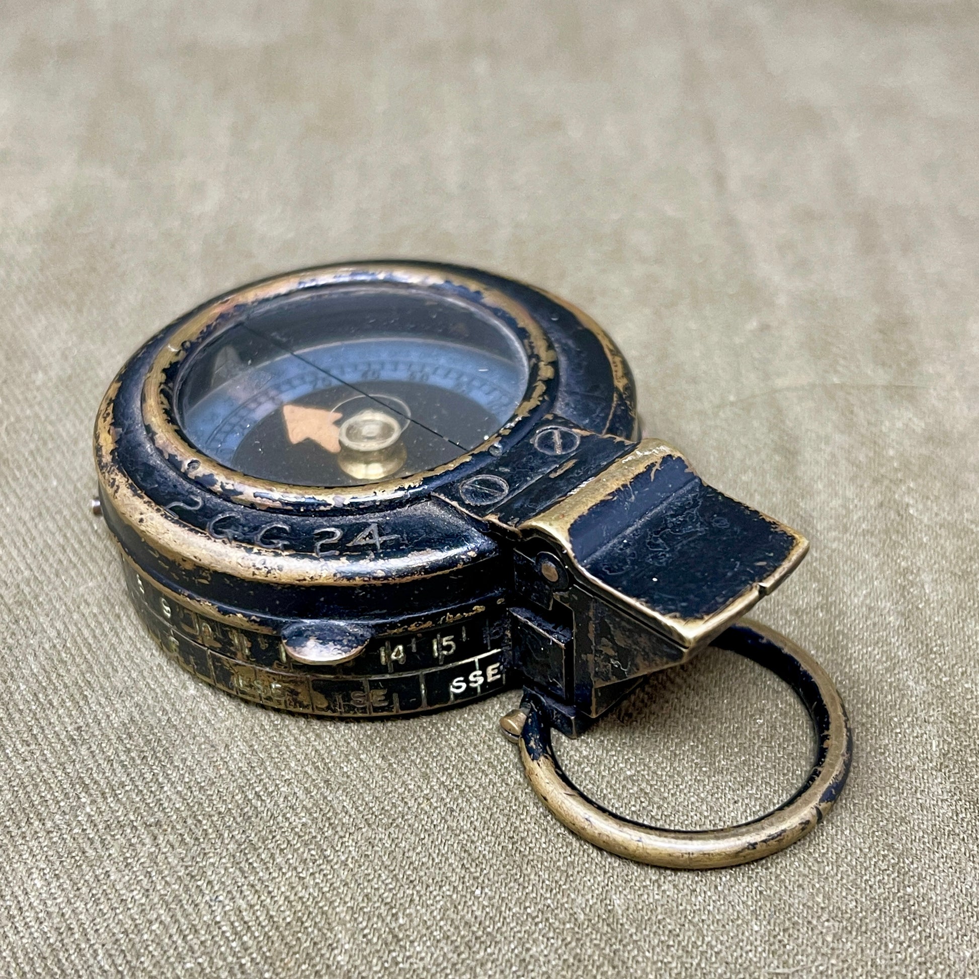 WW2 1939 Dated British Barker & Sons MK IX Brass Compass