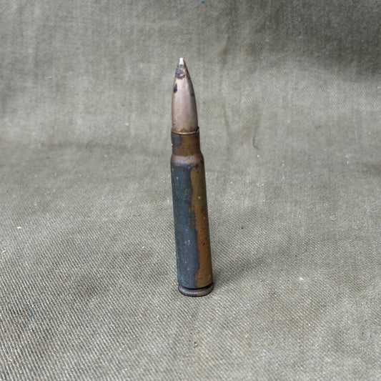 Original WW1 German 7.92mm Mauser Cartridge – 1915 – Spandau – Inert
