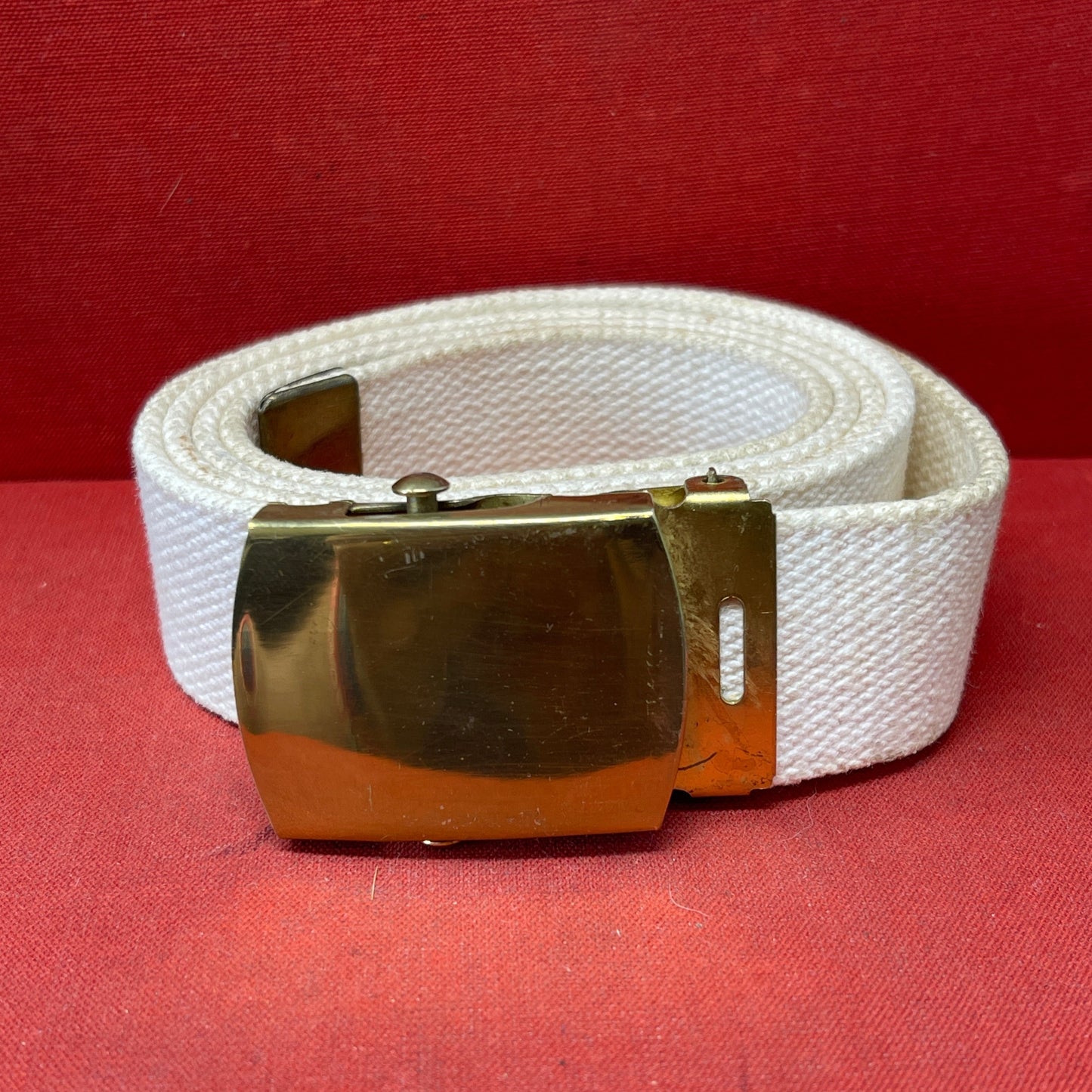 US Marine Enlisted Ranks Web Waist Belt with Brass Buckle