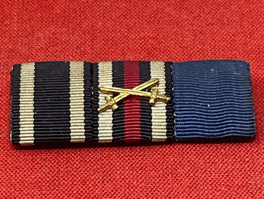 German WW1 Three Medal Ribbon Bar
