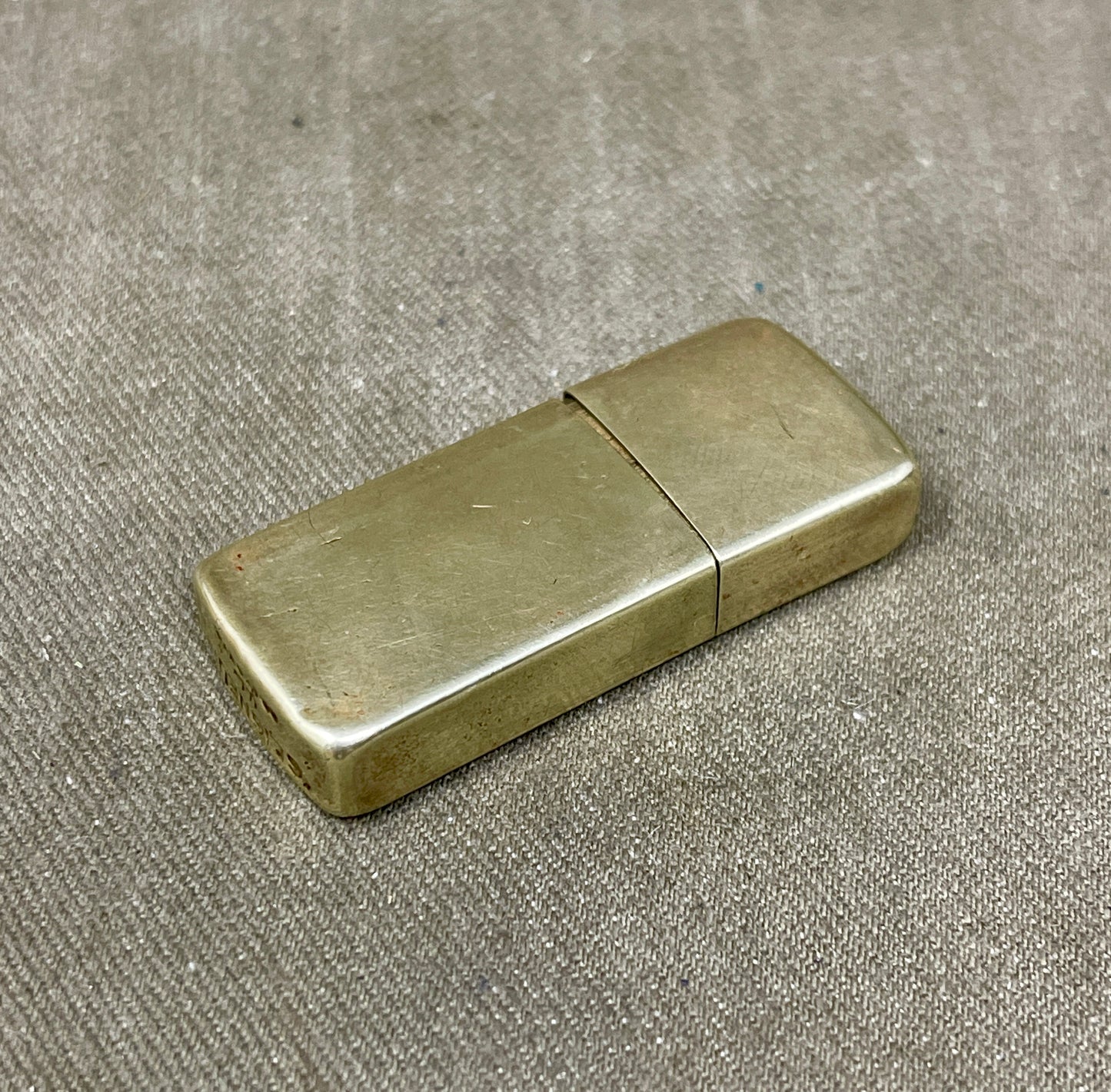Vintage Selection of Brass trench lighters, Match holders, and Hand warmers