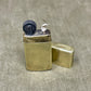Vintage Selection of Brass trench lighters, Match holders, and Hand warmers