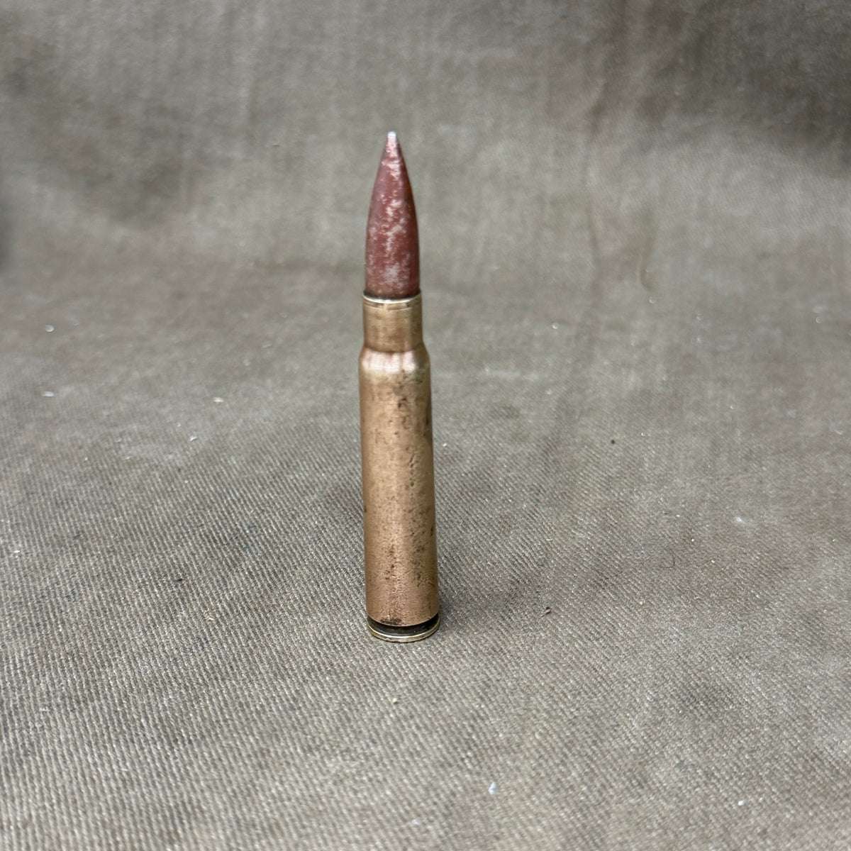 Original Pre-WW1 German 7.92mm Mauser Cartridge – Spandau Arsenal – October 1910 – Inert