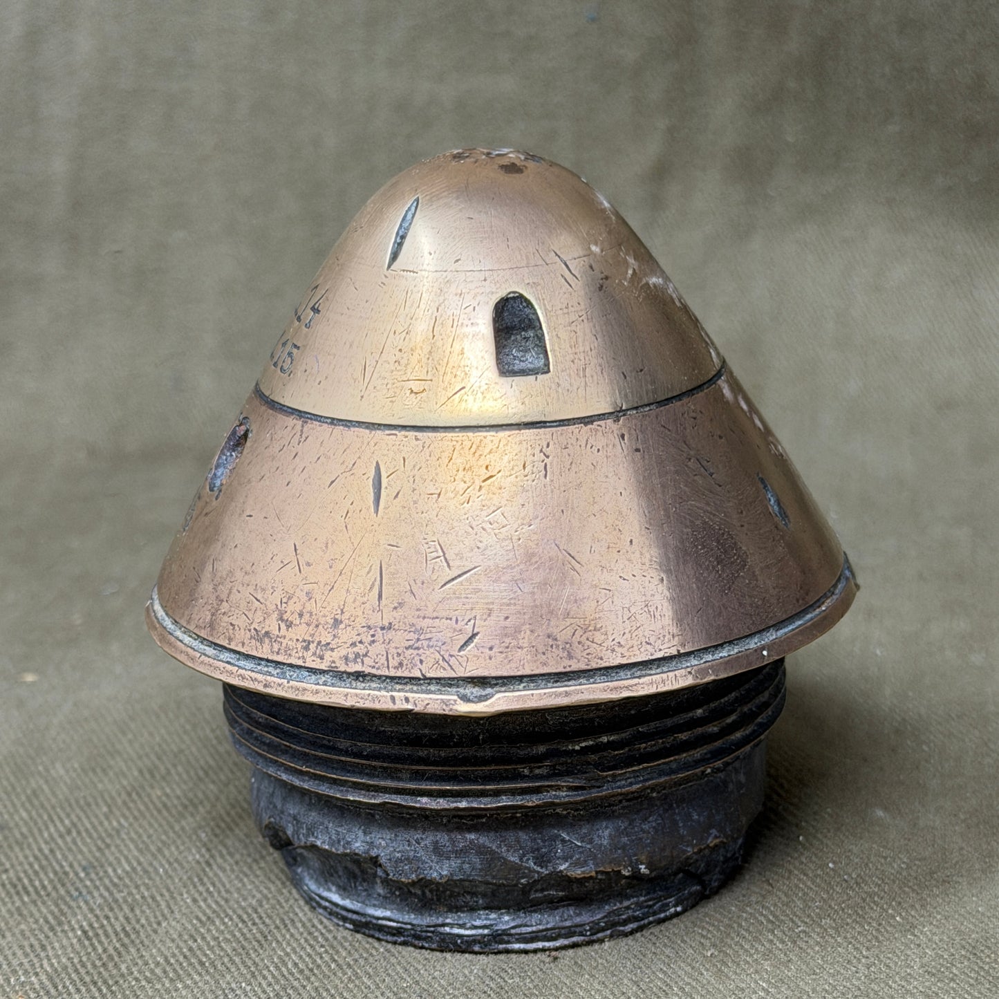 WW1 German H.Z.14 Artillery Fuze – 1915 – Original Inert