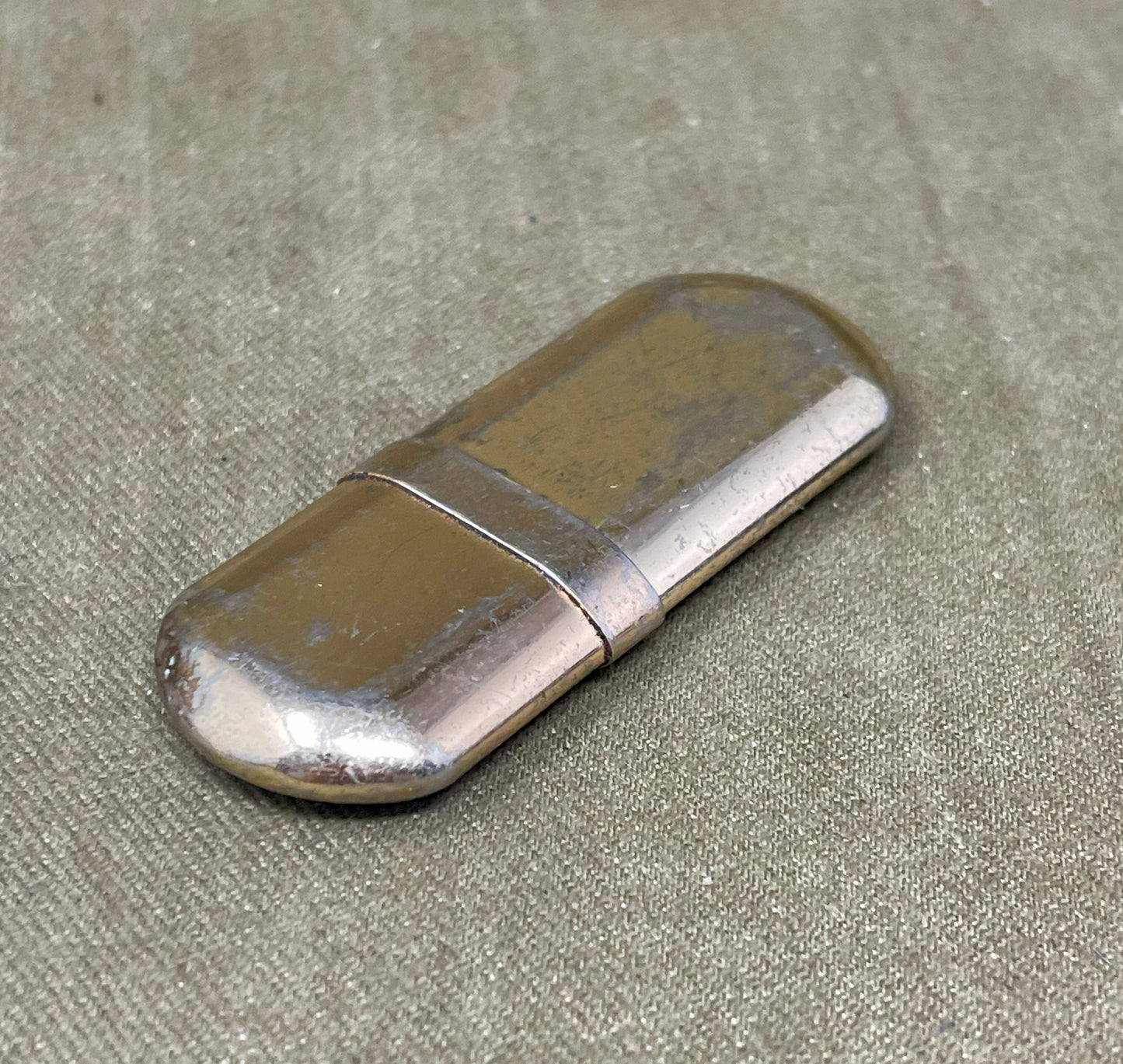 Vintage Selection of Brass trench lighters, Match holders, and Hand warmers