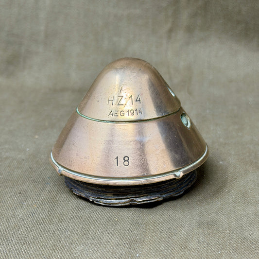 WW1 German H.Z.14 Artillery Fuze – AEG 1914 – Original Inert