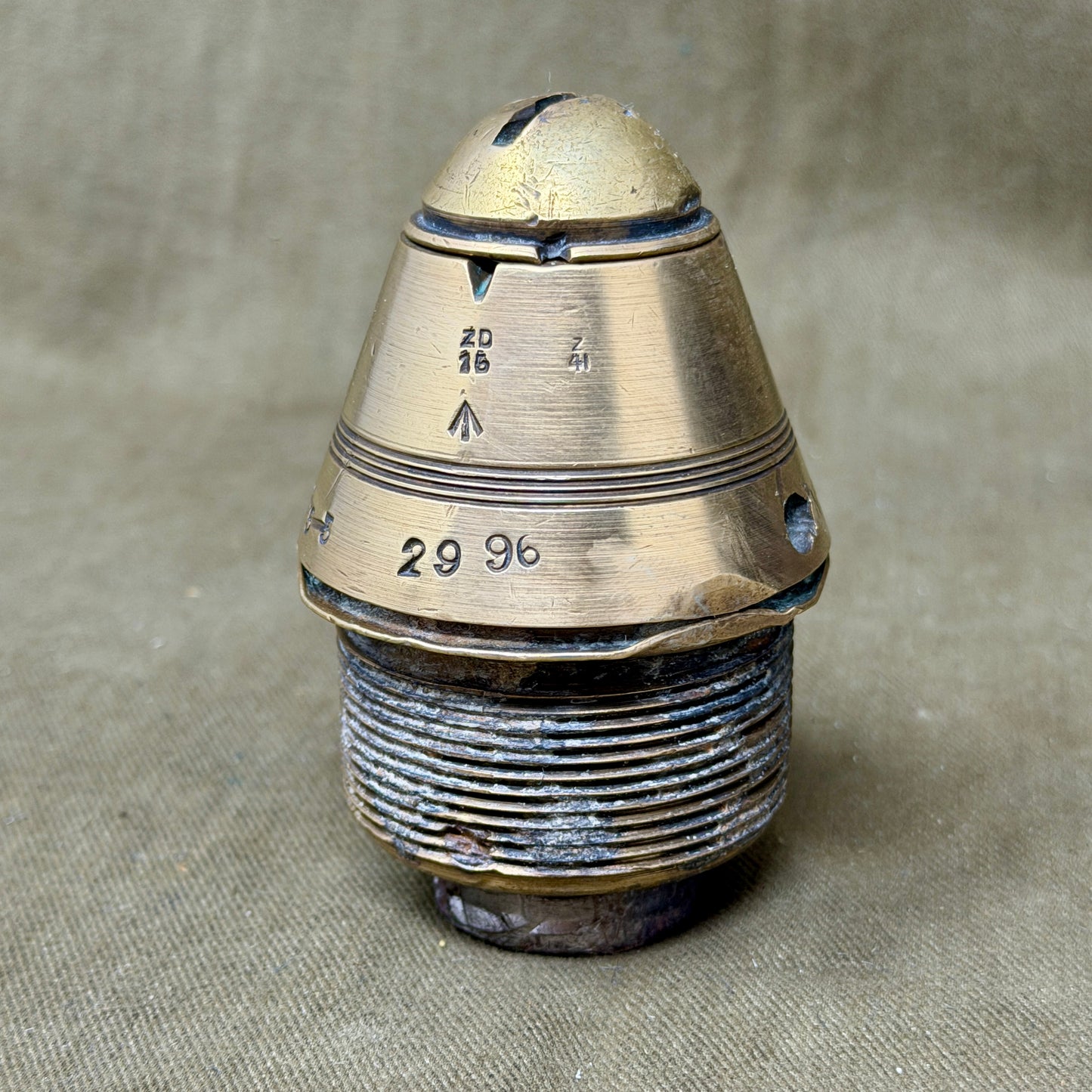 Original WW1 British No.101 Mark II Percussion Artillery Fuze