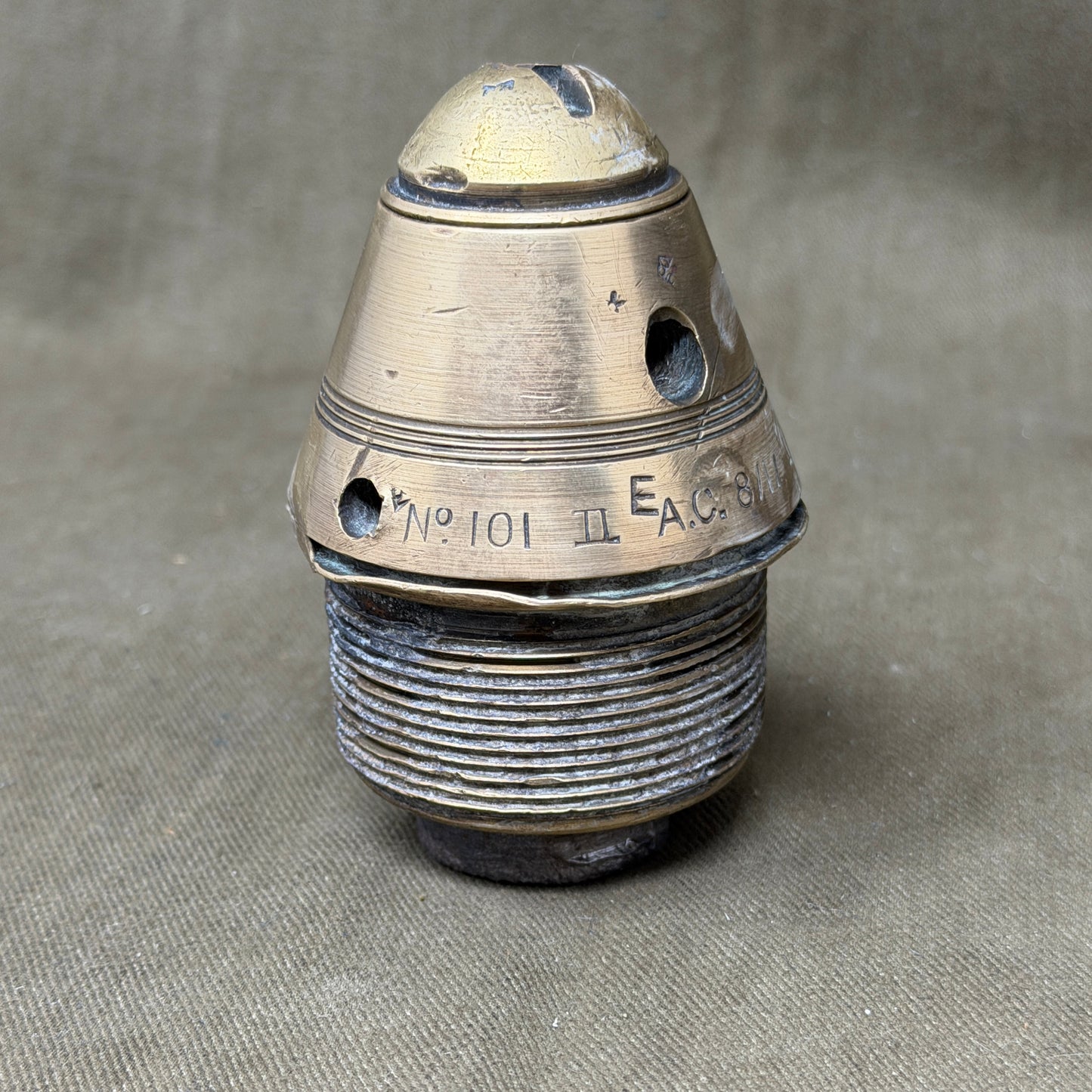 Original WW1 British No.101 Mark II Percussion Artillery Fuze
