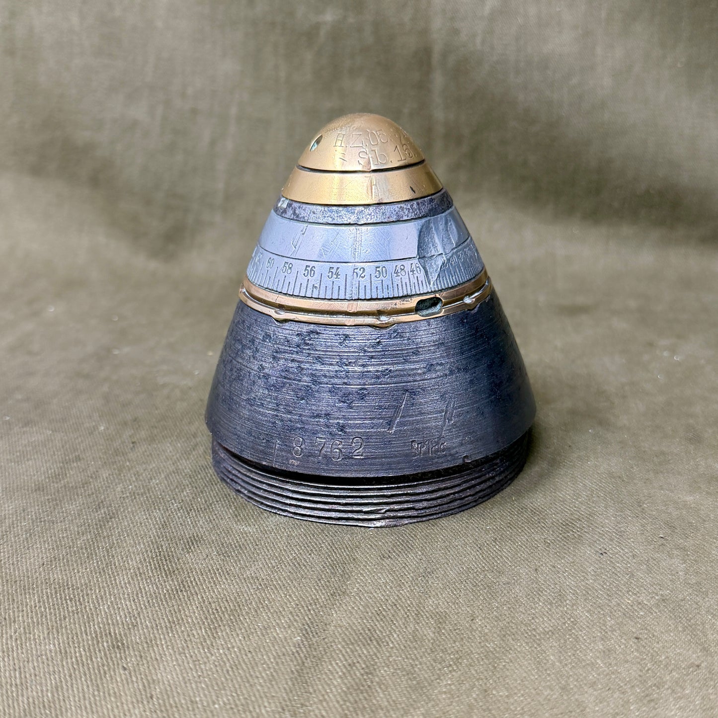 WW1 German H.Z.05 Schr. 10.5cm Howitzer Shrapnel Fuze – 1916 – Inert