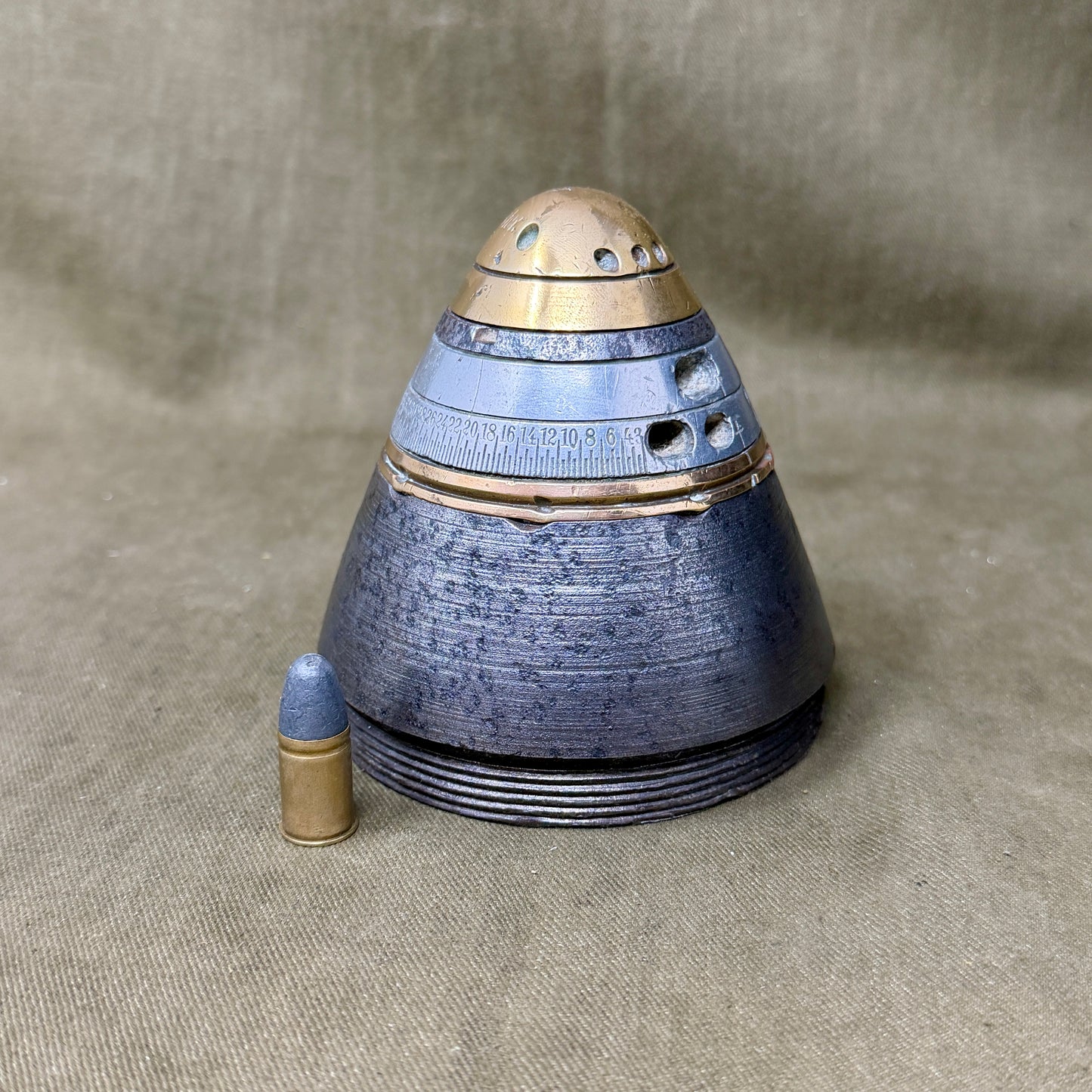 WW1 German H.Z.05 Schr. 10.5cm Howitzer Shrapnel Fuze – 1916 – Inert