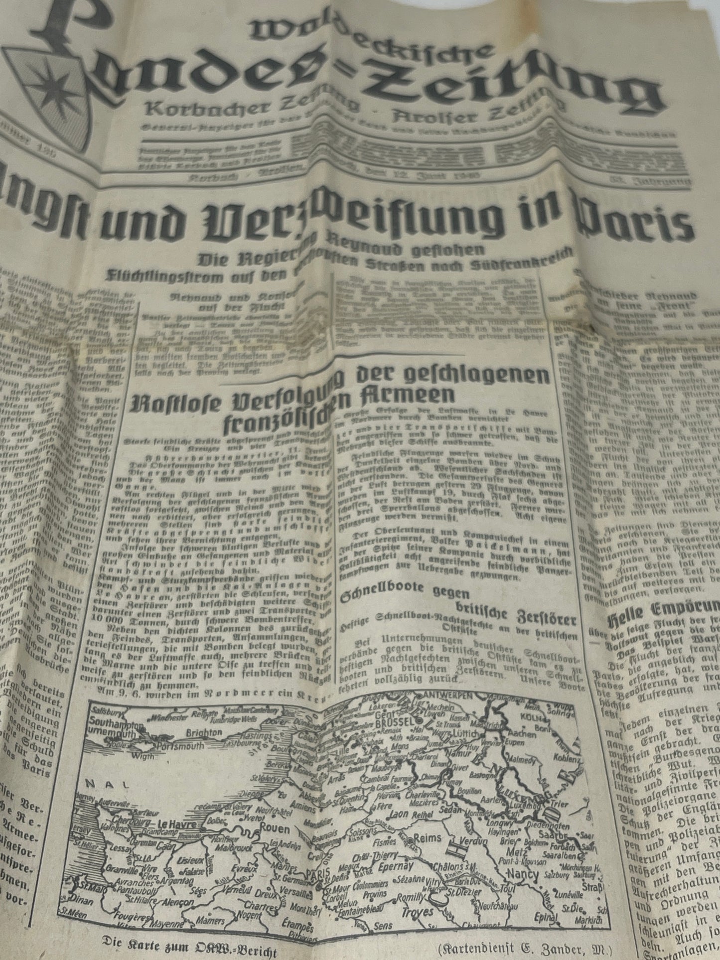 Waldeckische Landeszeitung Feldpost