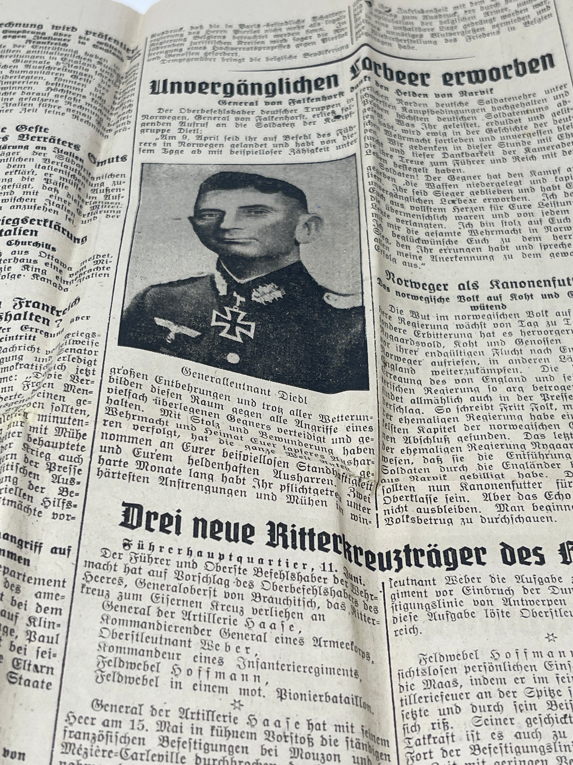 Waldeckische Landeszeitung Feldpost