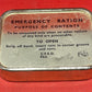 1955 Dated Emergency Ration Sealed
