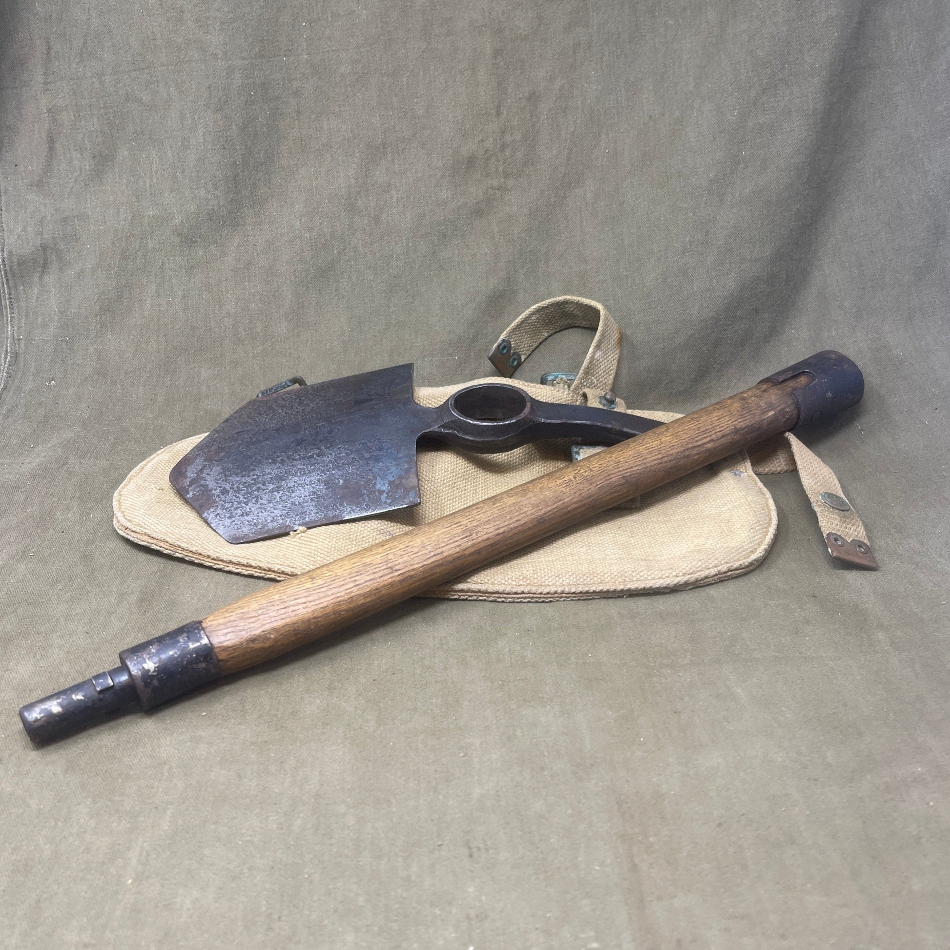 1937 Pattern Entrenching Tool WW2 Dated with Carrier