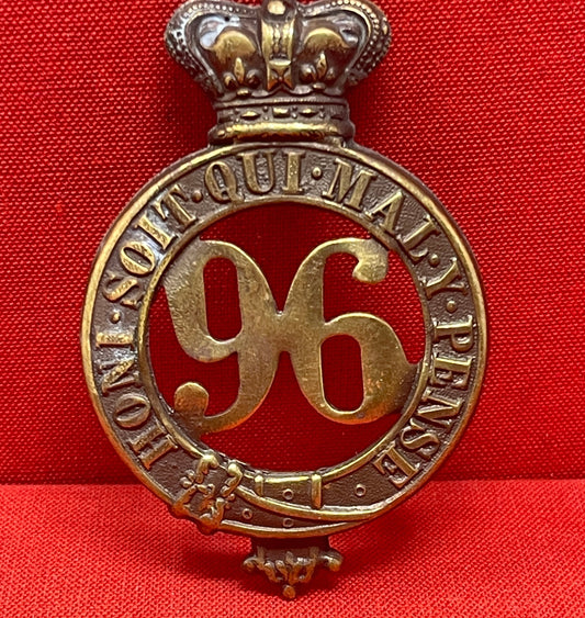 Victorian 96th Manchester Regiment Glengarry  Badge