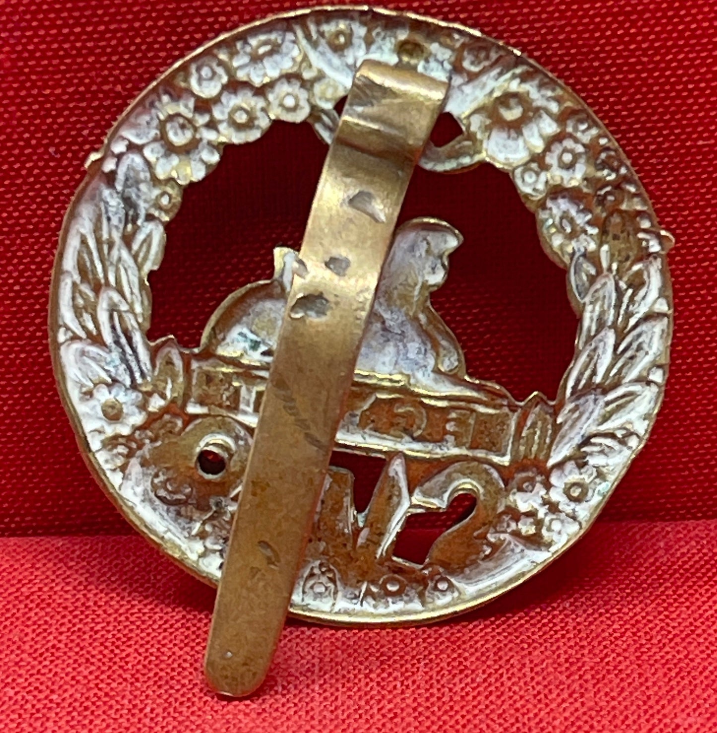 South Wales Borderers Cap Badge with Slider